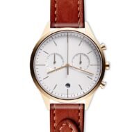 C39 Women’s chronograph watch in PVD satin gold - Image 11
